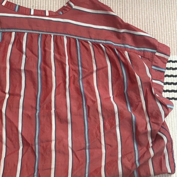 Red Striped Button Up - Picture 2 of 2